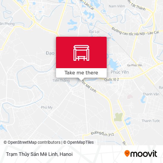 Trạm Thủy Sản Mê Linh map