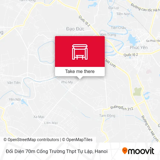 Đối Diện 70m Cổng Trường Thpt Tự Lập map