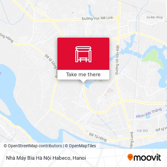 Nhà Máy Bia Hà Nội Habeco map