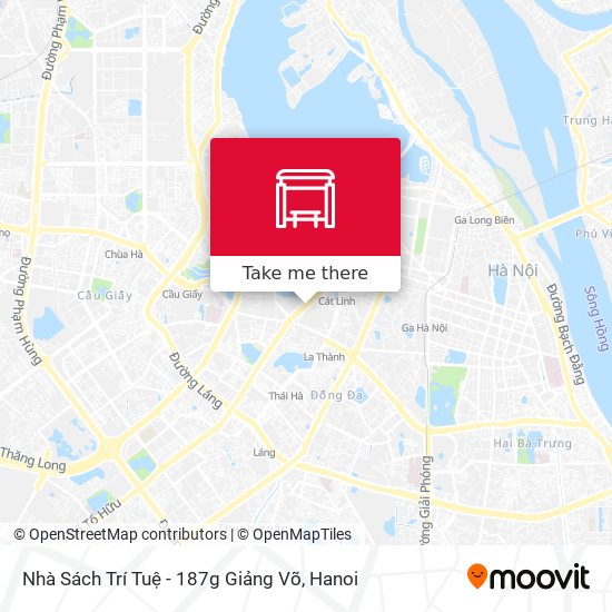 Nhà Sách Trí Tuệ - 187g Giảng Võ map