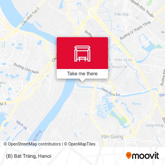 (B) Bát Tràng map