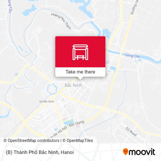 (B) Thành Phố Bắc Ninh map