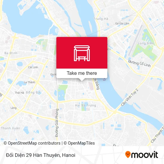 Đối Diện 29 Hàn Thuyên map
