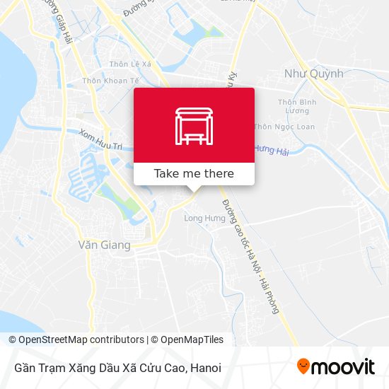 Gần Trạm Xăng Dầu Xã Cửu Cao map