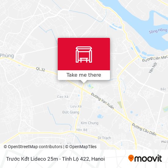 Trước Kđt Lideco 25m - Tỉnh Lộ 422 map