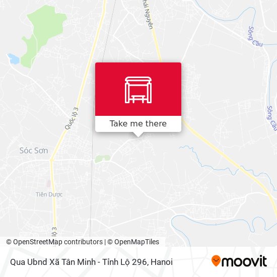 Qua Ubnd Xã Tân Minh - Tỉnh Lộ 296 map