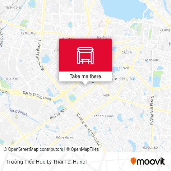 Trường Tiểu Học Lý Thái Tổ map