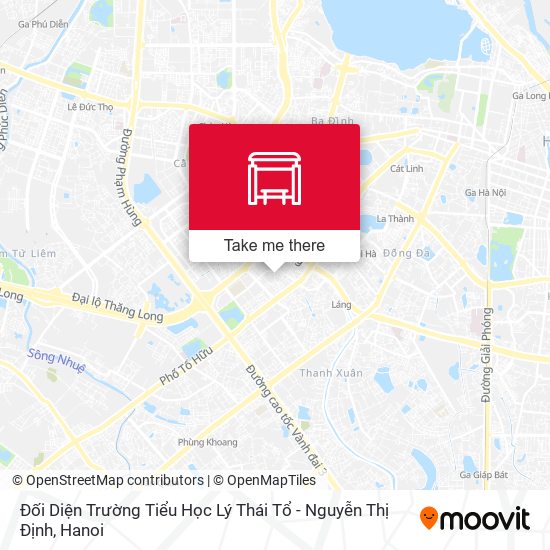 Đối Diện Trường Tiểu Học Lý Thái Tổ - Nguyễn Thị Định map