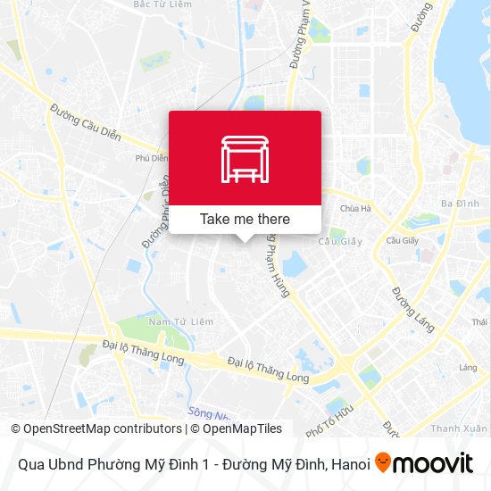 Qua Ubnd Phường Mỹ Đình 1 - Đường Mỹ Đình map