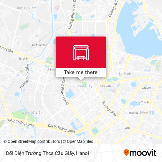 Đối Diện Trường Thcs Cầu Giấy map