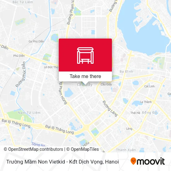Trường Mầm Non Vietkid - Kđt Dịch Vọng map