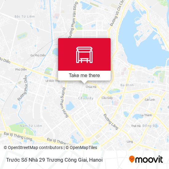 Trước Số Nhà 29 Trương Công Giai map