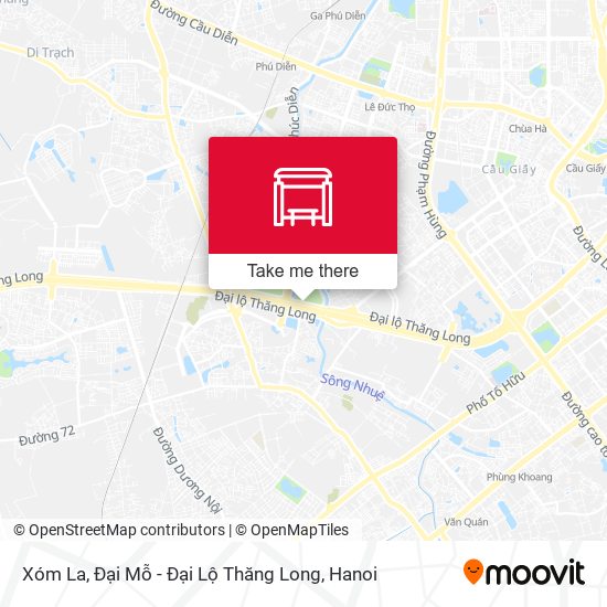 Xóm La, Đại Mỗ - Đại Lộ Thăng Long map