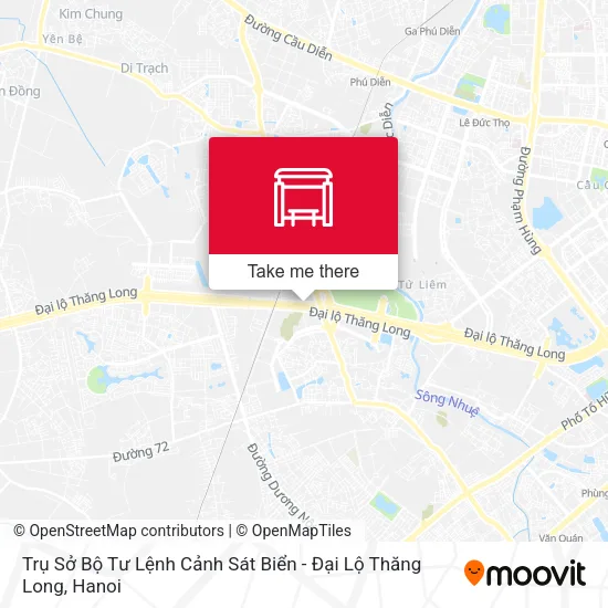 Trụ Sở Bộ Tư Lệnh Cảnh Sát Biển - Đại Lộ Thăng Long map