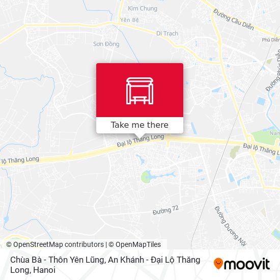 Chùa Bà - Thôn Yên Lũng, An Khánh - Đại Lộ Thăng Long map