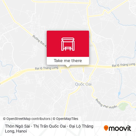 Thôn Ngô Sài - Thị Trấn Quốc Oai - Đại Lộ Thăng Long map