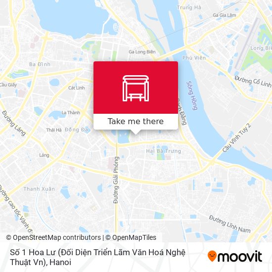 Số 1 Hoa Lư (Đối Diện Triển Lãm Văn Hoá Nghệ Thuật Vn) map