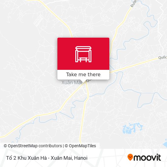 Tổ 2 Khu Xuân Hà - Xuân Mai map