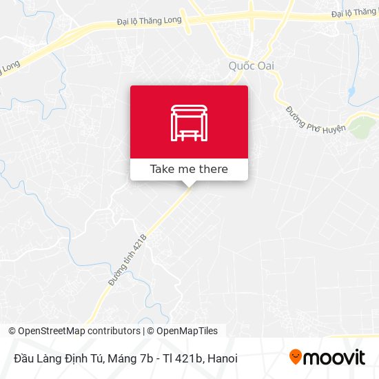 Đầu Làng Định Tú, Máng 7b - Tl 421b map