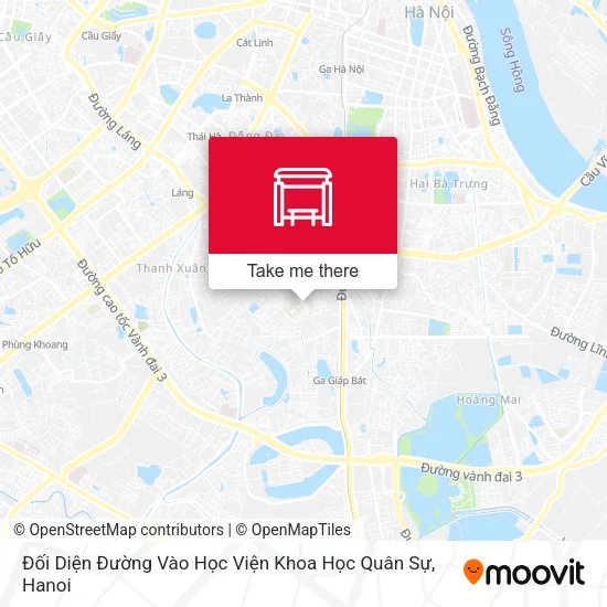 Đối Diện Đường Vào Học Viện Khoa Học Quân Sự map