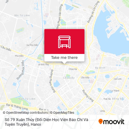 Số 79 Xuân Thủy (Đối Diện Học Viện Báo Chí Và Tuyên Truyền) map