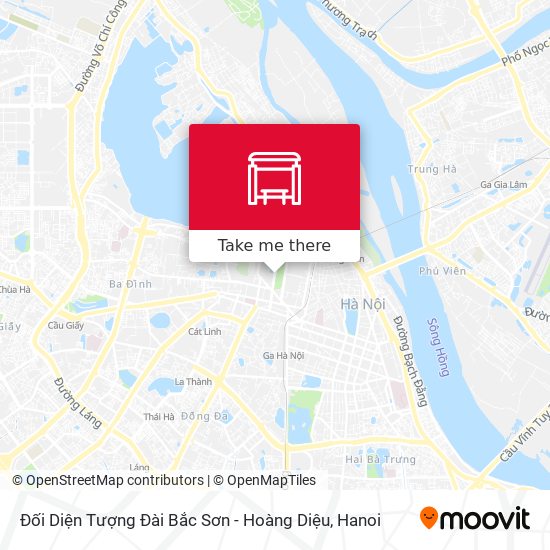 Đối Diện Tượng Đài Bắc Sơn - Hoàng Diệu map