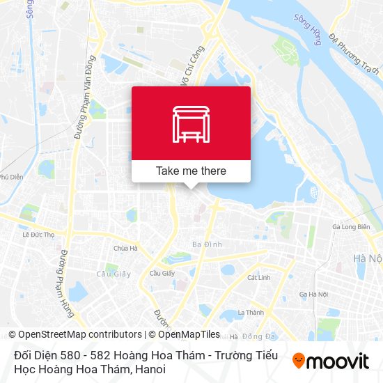 Đối Diện 580 - 582 Hoàng Hoa Thám - Trường Tiểu Học Hoàng Hoa Thám map