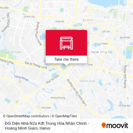 Đối Diện Nhà N2a Kđt Trung Hòa Nhân Chính - Hoàng Minh Giám map