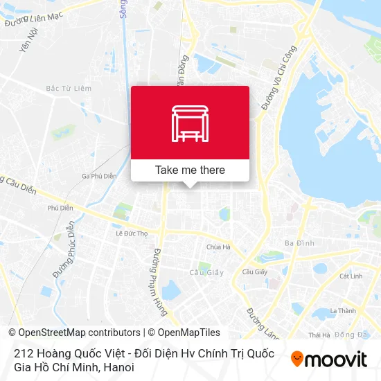 212 Hoàng Quốc Việt - Đối Diện Hv Chính Trị Quốc Gia Hồ Chí Minh map