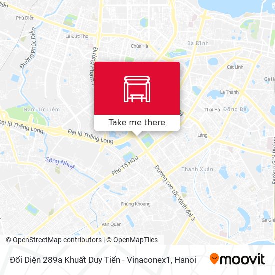 Đối Diện 289a Khuất Duy Tiến - Vinaconex1 map