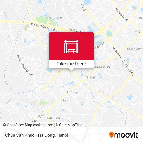 Chùa Vạn Phúc - Hà Đông map