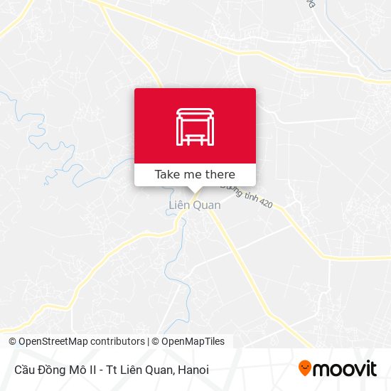 Cầu Đồng Mô II - Tt Liên Quan map