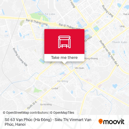 Số 63 Vạn Phúc  (Hà Đông) - Siêu Thị Vinmart Vạn Phúc map