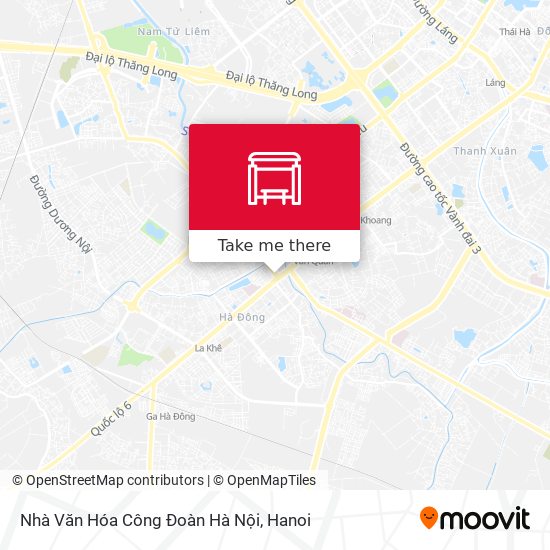 Nhà Văn Hóa Công Đoàn Hà Nội map