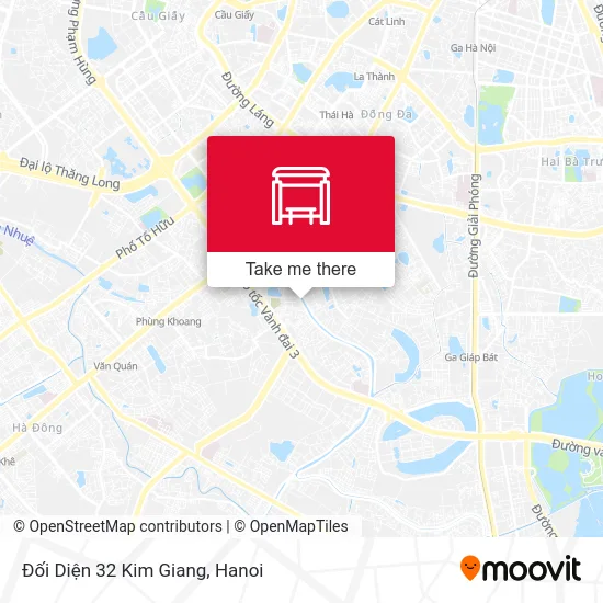 Đối Diện 32 Kim Giang map