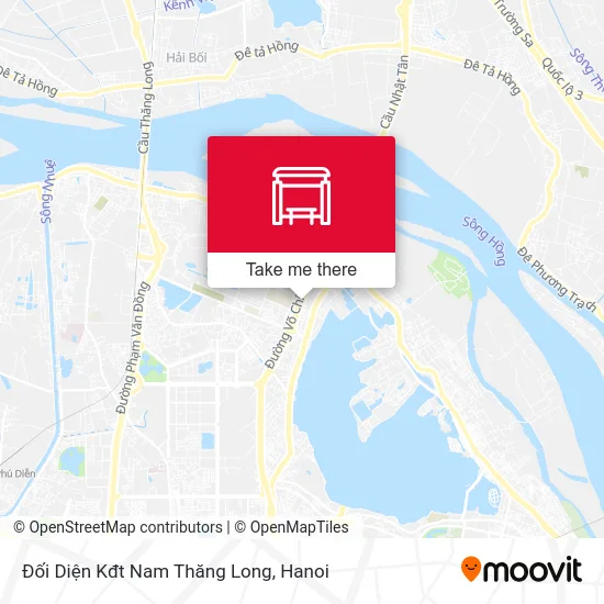 Đối Diện Kđt Nam Thăng Long map