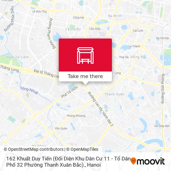 162 Khuất Duy Tiến (Đối Diện Khu Dân Cư 11 - Tổ Dân Phố 32 Phường Thanh Xuân Bắc). map