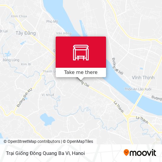 Trại Giống Đông Quang Ba Vì map