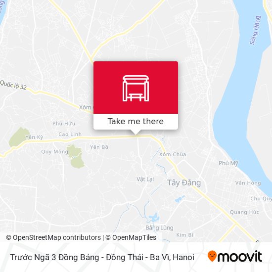 Trước Ngã 3 Đồng Bảng - Đồng Thái - Ba Vì map