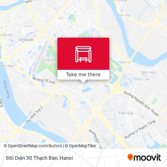 Đối Diện 30 Thạch Bàn map