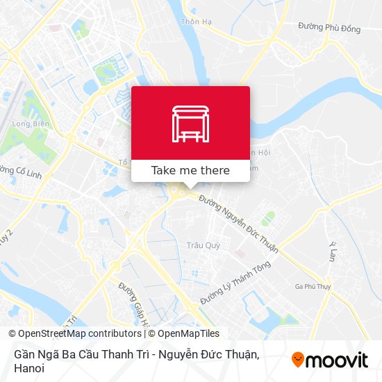 Gần Ngã Ba Cầu Thanh Trì - Nguyễn Đức Thuận map