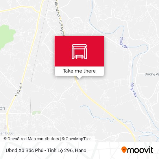 Ubnd Xã Bắc Phú - Tỉnh Lộ 296 map