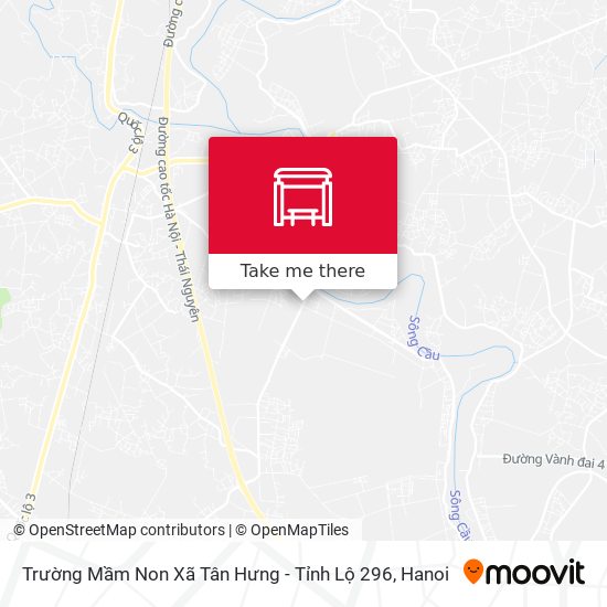 Trường Mầm Non Xã Tân Hưng - Tỉnh Lộ 296 map