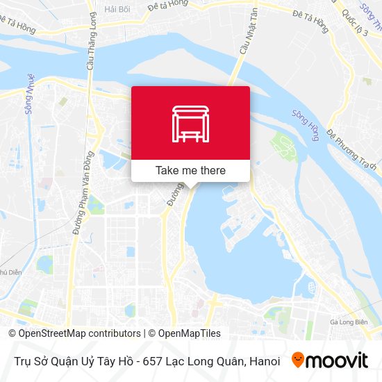 Trụ Sở Quận Uỷ Tây Hồ - 657 Lạc Long Quân map