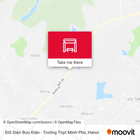 Đối Diện Bưu Điện - Trường Thpt Minh Phú map