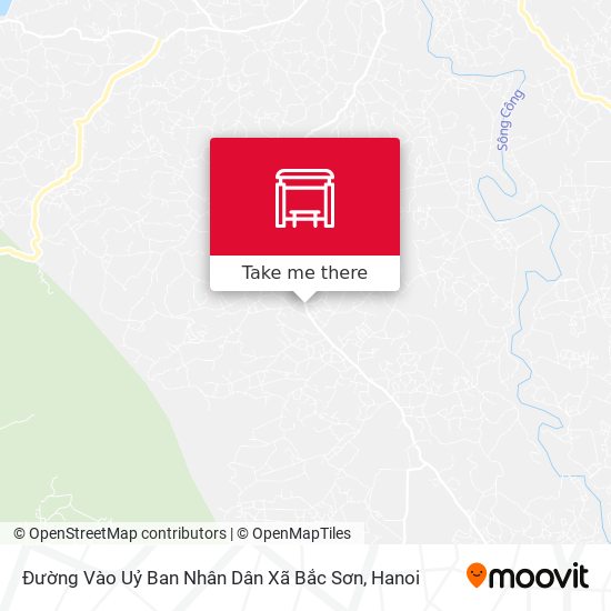 Đường Vào Uỷ Ban Nhân Dân Xã Bắc Sơn map