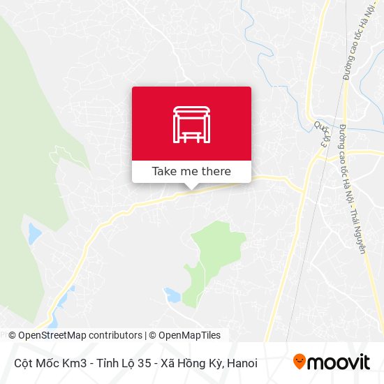 Cột Mốc Km3 - Tỉnh Lộ 35 - Xã Hồng Kỳ map