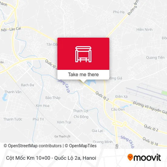 Cột Mốc Km 10+00 - Quốc Lộ 2a map