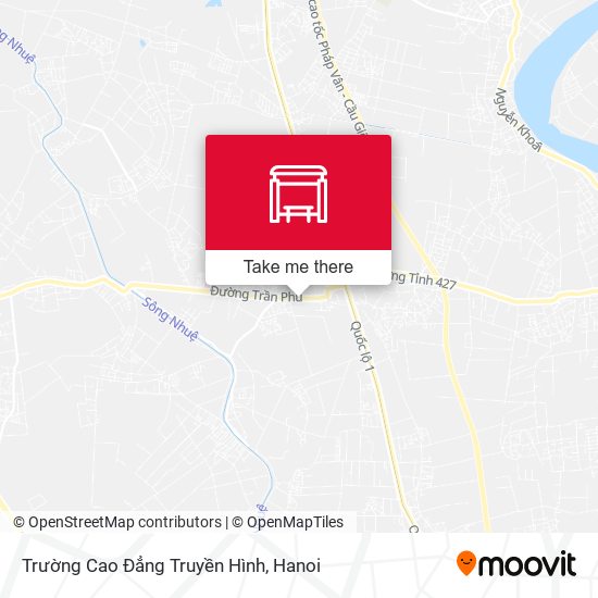 Trường Cao Đẳng Truyền Hình map