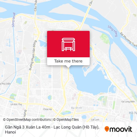 Gần Ngã 3 Xuân La 40m - Lạc Long Quân (Hồ Tây) map